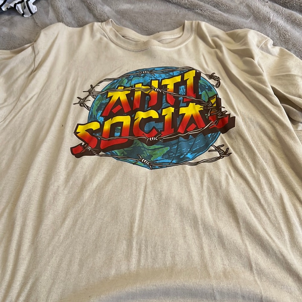 mens extra large t shirt from antisocial club